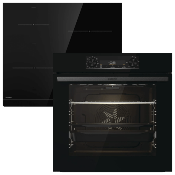 Cuptor încorporabil Gorenje BOS6737E06BG + IT40SC Black A, 77 l photo 1