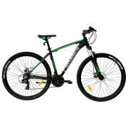 Bicicletă Crosser INSPIRON 29" 21" Green Black Aluminiu / Pentru adulți