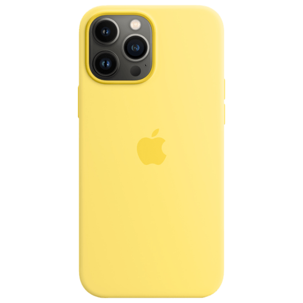 Husă pentru smartphone Apple iPhone 13 Pro Max (MN6A3ZM/A) Lemon Yellow Apple, TPU, Back photo 1