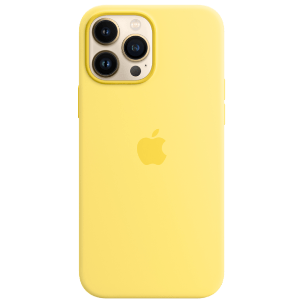Husă pentru smartphone Apple iPhone 13 Pro Max (MN6A3ZM/A) Lemon Yellow Apple, TPU, Back photo 2