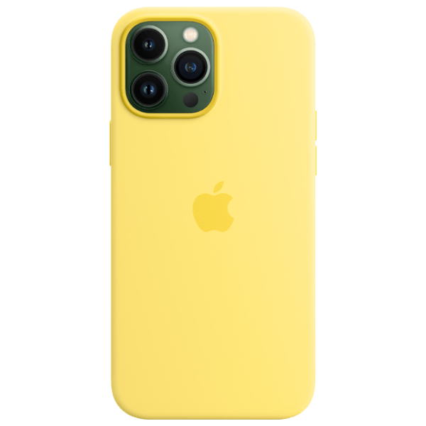 Husă pentru smartphone Apple iPhone 13 Pro Max (MN6A3ZM/A) Lemon Yellow Apple, TPU, Back photo 3