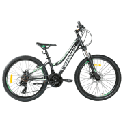 Bicicletă Crosser Levin 26" 14" (24-036-21-14) Green Aluminiu / Pentru adulți