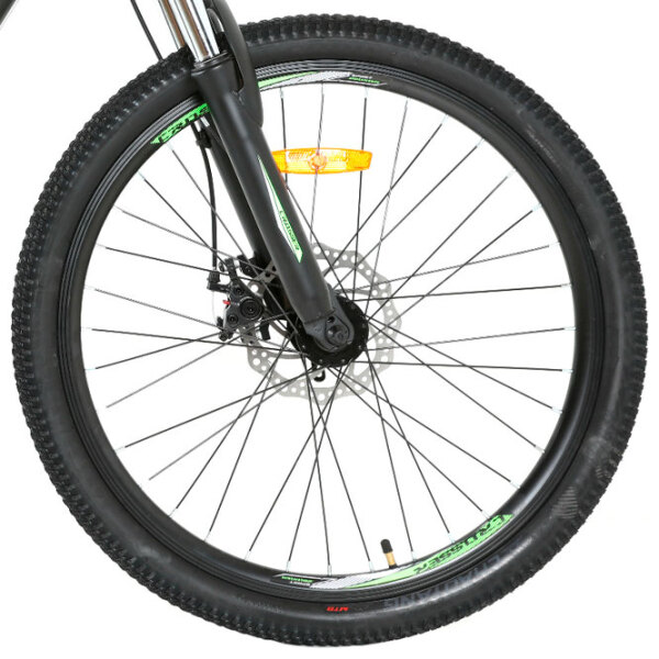 Bicicletă Crosser Levin 26" 14" (24-036-21-14) Green Aluminiu / Pentru adulți photo 4