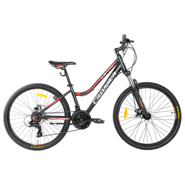 Велосипед Crosser Levin 26" 12" Красный Черный Алюминий / Взрослый photo 1