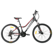 Bicicletă Crosser Levin 26" 12" Red Black Aluminiu / Pentru adulți