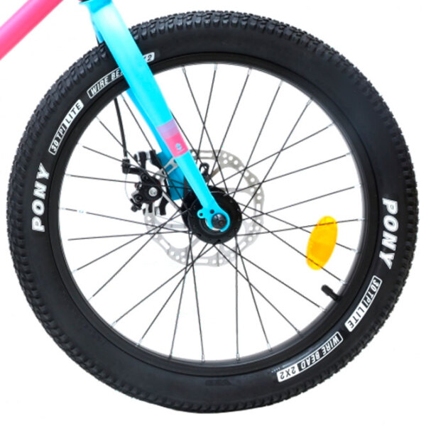 Bicicletă Crosser Kids Bike 20" Pink Aluminiu / Pentru copii photo 4