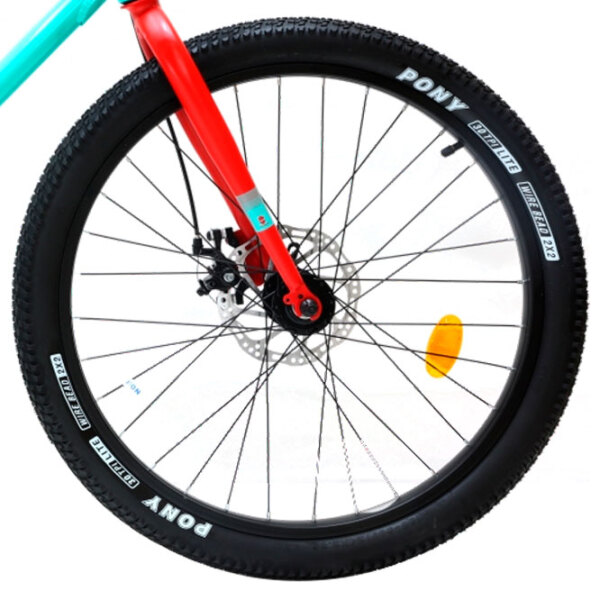 Bicicletă Crosser Kids Bike 24" Green Aluminiu / Pentru copii photo 4