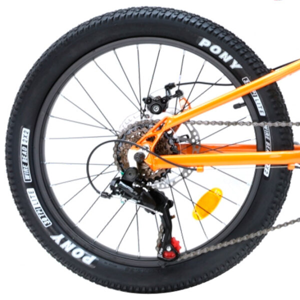 Bicicletă Crosser Kids Bike 20" Orange Aluminiu / Pentru copii photo 3