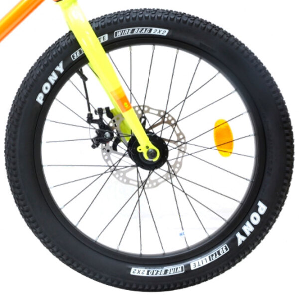 Bicicletă Crosser Kids Bike 20" Orange Aluminiu / Pentru copii photo 4