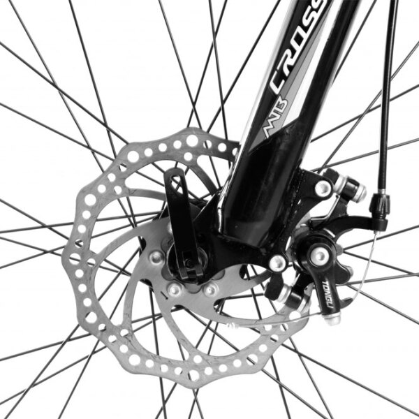Bicicletă Crosser P6-2 24" 13" White Aluminiu / Pentru adulți photo 4