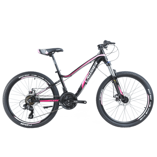 Bicicletă Crosser P6-2 24" 13" Black Aluminiu / Pentru adulți photo 1