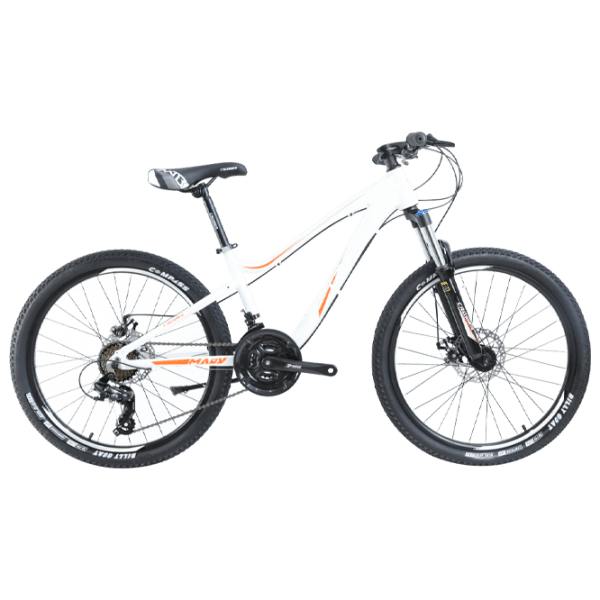 Bicicletă Crosser P6-2 26" 15" White Aluminiu / Pentru adulți photo 1