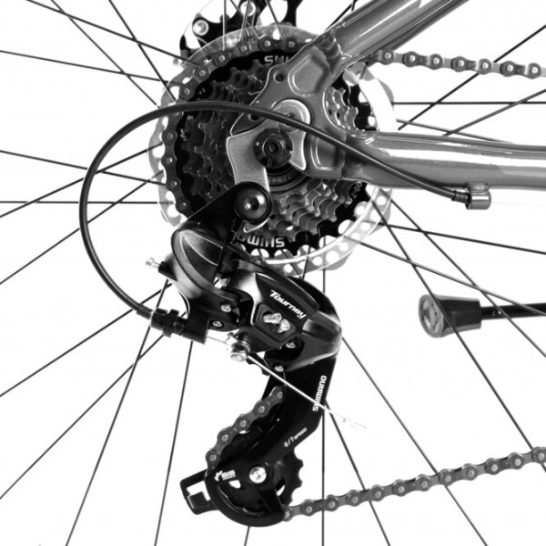 Bicicletă Crosser P6-2 26" 15" White Aluminiu / Pentru adulți photo 3