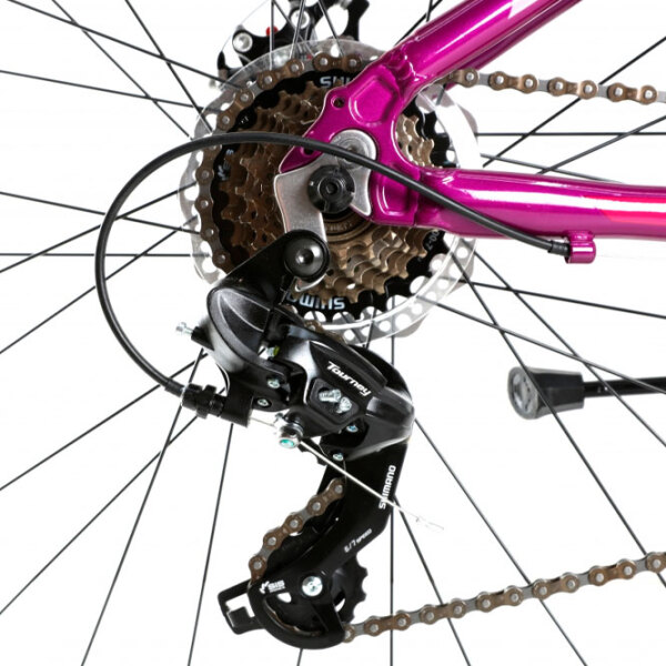 Bicicletă Crosser P6-2 27.5" 15" Purple Aluminiu / Pentru adulți photo 3
