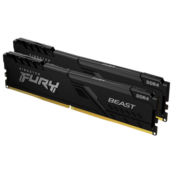 Оперативная память 16 ГБ Kingston FURY Beast KF437C19BBK2/ 16 DIMM, DDR4, 3733 МГц photo 1
