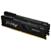 Оперативная память 16 ГБ Kingston FURY Beast KF437C19BBK2/ 16 DIMM, DDR4, 3733 МГц