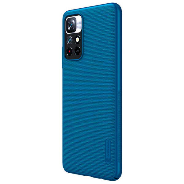 Чехол для смартфона Xiaomi Redmi Note 11 4G (Frosted Shield) Peacock Синий Nillkin, ПУ, Back photo 4