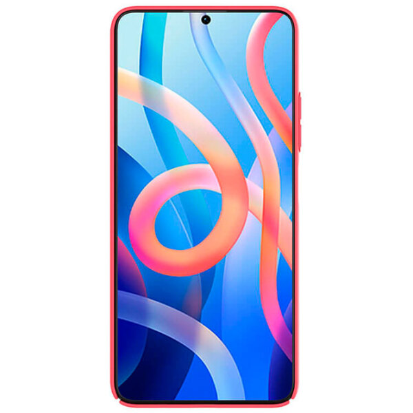 Чехол для смартфона Xiaomi Redmi Note 11 4G (Frosted Shield) Bright Красный Nillkin, ПУ, Back photo 2