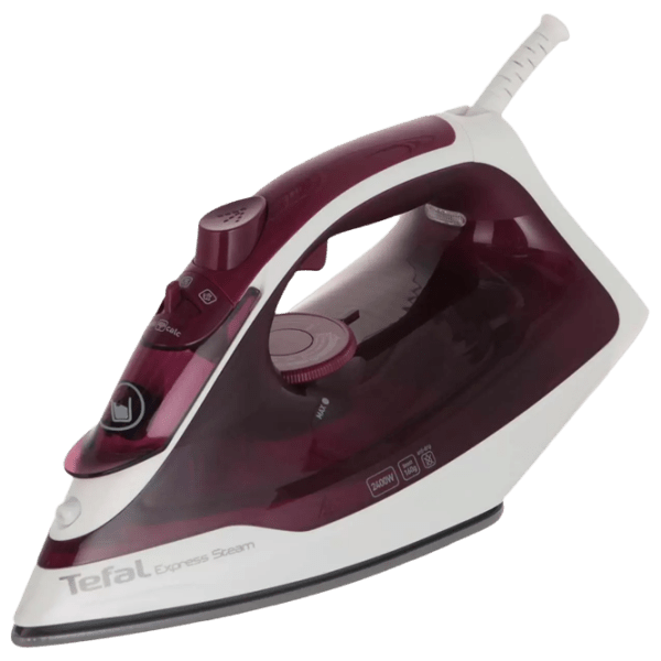 Утюг Tefal FV2835E0 Пурпурный 2400 Вт, 35 г/ мин, 0.27 л, Керамика photo 1