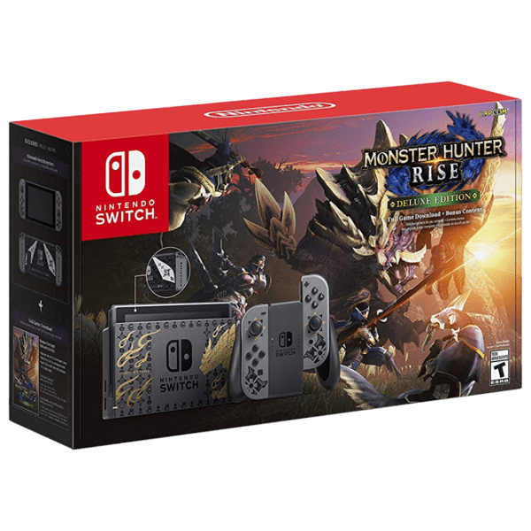 Портативная игровая консоль Nintendo Switch V2 Monster Hunter Rise - Limited Edition Серый HDD , RAM 4 ГБ photo 7