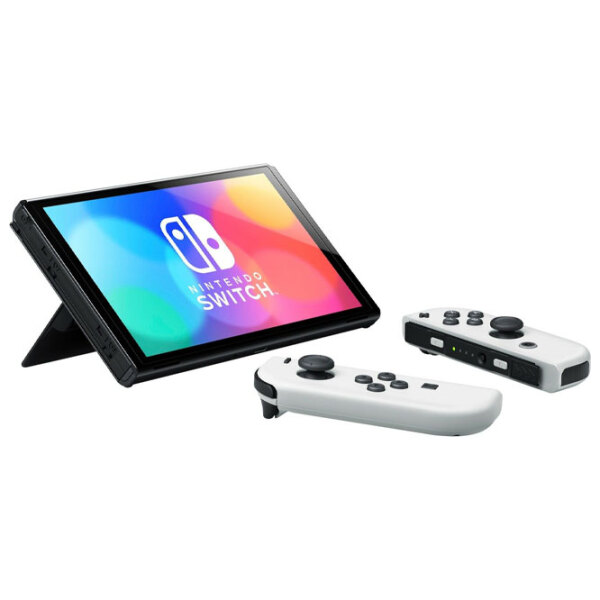 Consolă portabilă pentru jocuri Nintendo Switch Oled Model White 64 GB photo 3