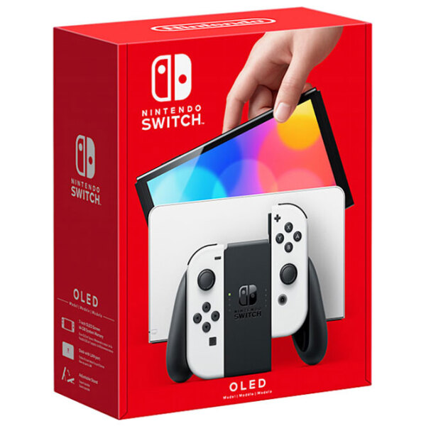 Consolă portabilă pentru jocuri Nintendo Switch Oled Model White 64 GB photo 5