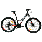 Bicicletă Crosser Stels Nio 24" 12.5" Black  Aluminiu / Pentru copii
