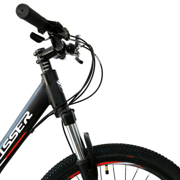 Bicicletă Crosser Stels Nio 24" 12.5" Black  Aluminiu / Pentru copii photo 3
