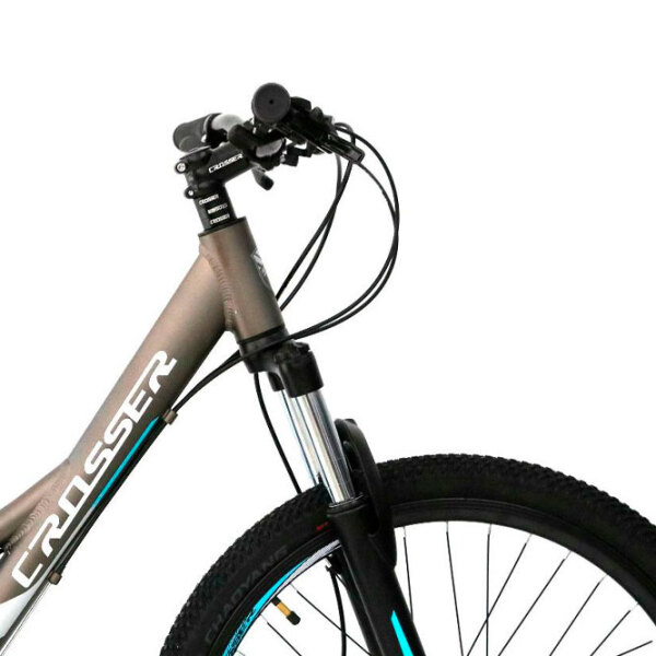 Bicicletă Crosser Stels Nio 26" 14" Gray  Aluminiu / Pentru adulți photo 4