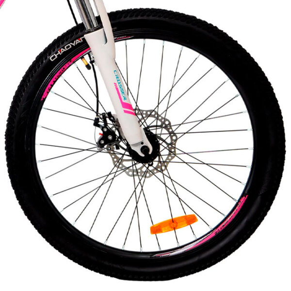 Bicicletă Crosser Sweet 24" 14" White Aluminiu / Pentru adulți photo 2