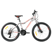 Bicicletă Crosser Trinity 24" 15" Gray Red Aluminiu / Pentru copii