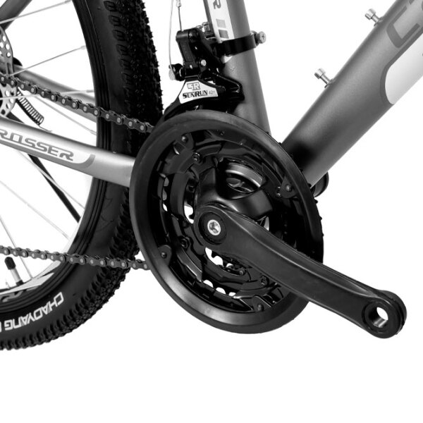 Bicicletă Crosser Trinity 24" 15" (24-035-21-15) White Aluminiu / Pentru copii photo 5