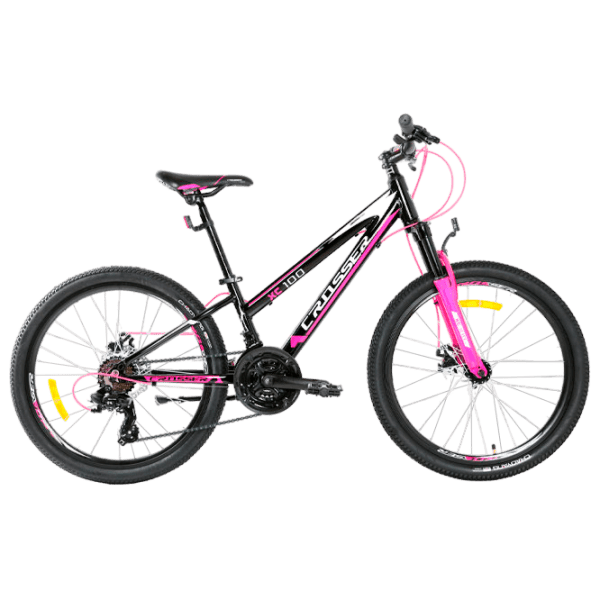 Велосипед Crosser XC-100 24" 11.8" Черный Pink Алюминий / Детский photo 1