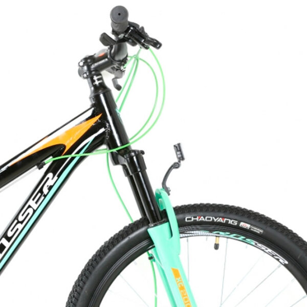 Bicicletă Crosser XC-200 26" 16.9" Green Black Aluminiu / Pentru copii photo 4