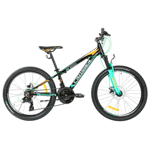 Велосипед Crosser XC-200 24" 11.8" Зеленый Черный Алюминий / Детский photo 1