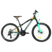 Велосипед Crosser XC-200 24" 11.8" Зеленый Черный Алюминий / Детский