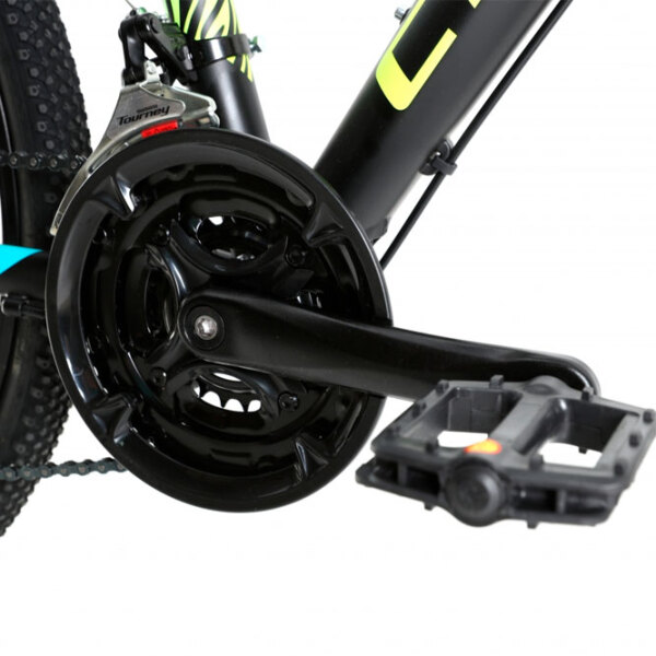 Bicicletă Crosser Ultra 26" 16.9" Black Yellow Aluminiu / Pentru adulți photo 6