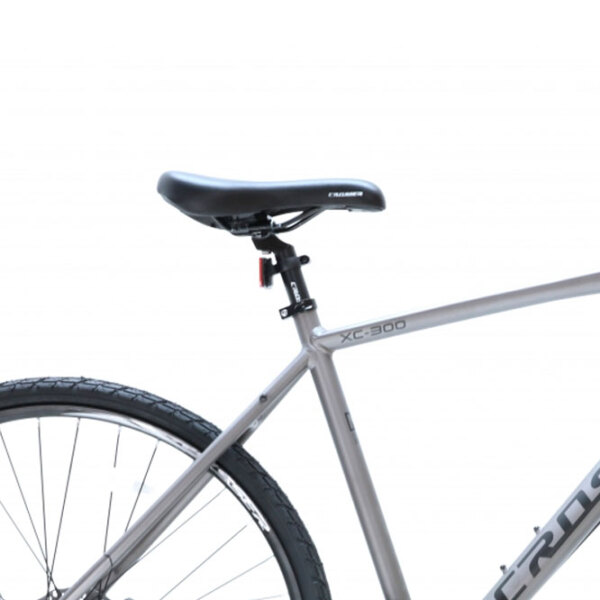 Bicicletă Crosser HYBRID 700C 20" 24" Gray Black Aluminiu / Pentru adulți photo 4