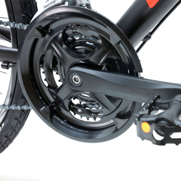 Bicicletă Crosser HYBRID 700C 21" 24" Black Red Aluminiu / Pentru adulți photo 4