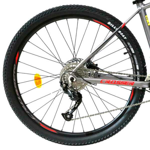 Bicicletă Crosser MT-042 29" 21" Red  Aluminiu / Pentru adulți photo 2
