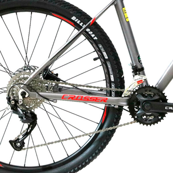 Bicicletă Crosser MT-042 29" 19" Red  Aluminiu / Pentru adulți photo 4