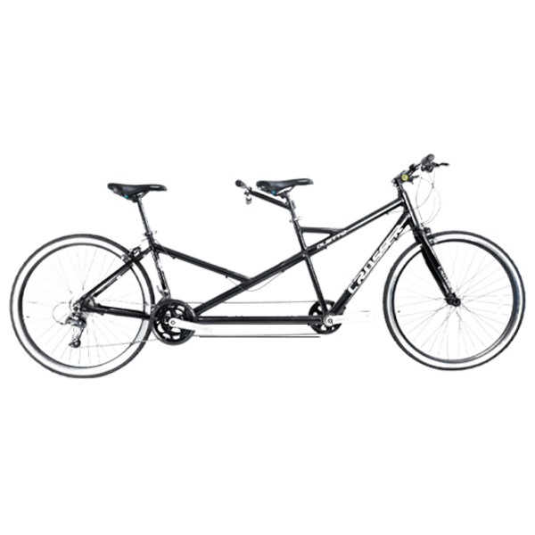 Bicicletă Crosser Tandem Duetto 20" 16" Black White Aluminiu /  photo 1