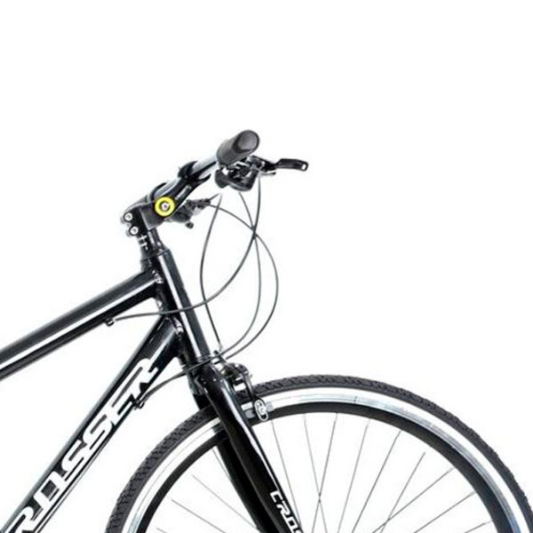 Bicicletă Crosser Tandem Duetto 20" 16" Black White Aluminiu /  photo 4