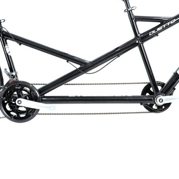 Bicicletă Crosser Tandem Duetto 20" 16" Black White Aluminiu /  photo 5