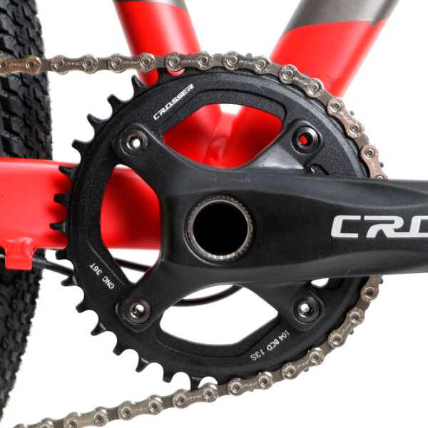 Bicicletă Crosser X880 Deore 27.5" 17" Red Aluminiu / Pentru adulți photo 4
