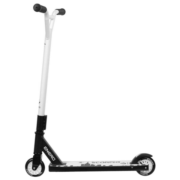 Trotinetă pentru copii cu două roți Enero Scorpio (1001683-002) White 8 ani, 100 kg, Din PU photo 2