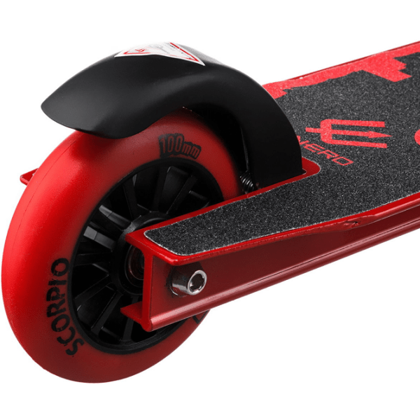 Trotinetă pentru copii cu două roți Enero Scorpio (1001683-001) Red 8 ani, 100 kg, Din PU photo 3