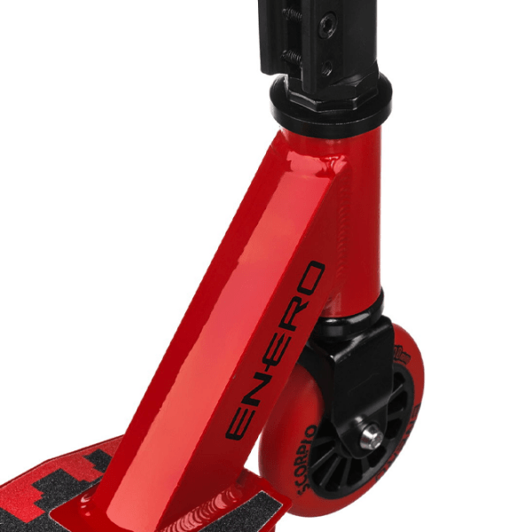 Trotinetă pentru copii cu două roți Enero Scorpio (1001683-001) Red 8 ani, 100 kg, Din PU photo 5