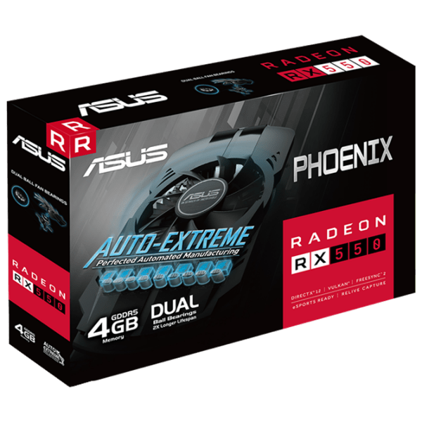 Видеокарта Asus Radeon RX 550 4 ГБ  photo 6