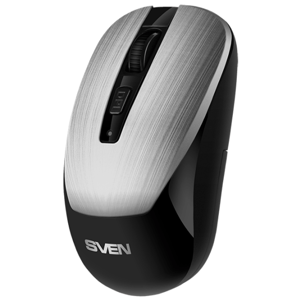 Mouse Sven RX-380W Silver Cu fir, 1600 dpi photo 4
